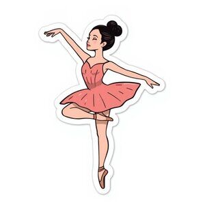 *5 for $12* Dance UV DTF stickers